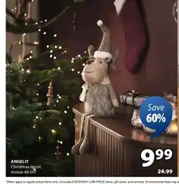 JYSK ANGELIT Christmas decor, moose offer