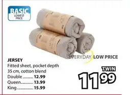 JYSK JERSEY Fitted sheet offer
