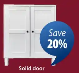 JYSK Boise Solid 2-door cabinet offer
