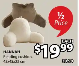 JYSK HANNAH Reading cushion offer