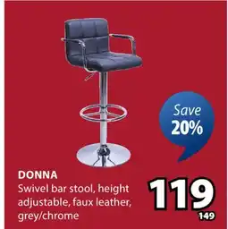 JYSK DONNA Swivel bar stool offer