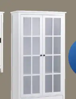 JYSK NORDBY Vitrine, 2 glass doors offer