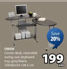 JYSK OWEN Corner desk offer