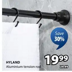 JYSK HYLAND Aluminium tension rod offer