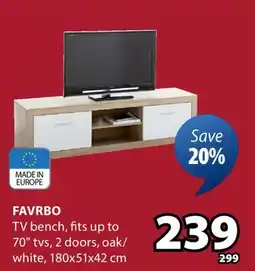 JYSK FAVRBO TV bench offer