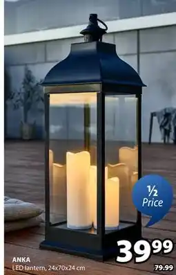 JYSK ANKA LED lantern offer