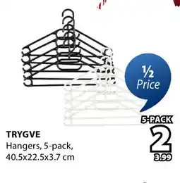 JYSK TRYGVE Hangers offer