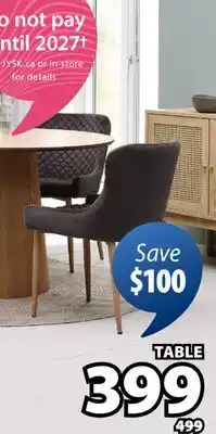 JYSK KLIPLEV TABLE offer