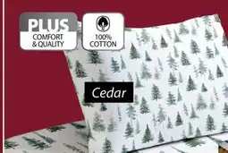 JYSK FLANNEL SHEET SET CEDAR offer