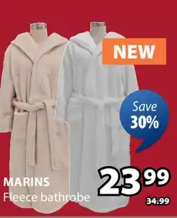 JYSK MARINS Fleece bathrobe offer