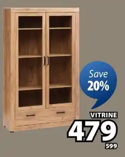 JYSK LINTRUP 2-Door vitrine offer