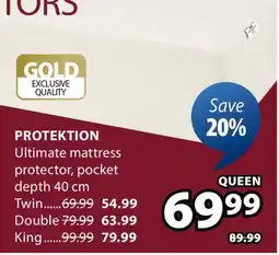 JYSK PROTEKTION Ultimate mattress protector offer