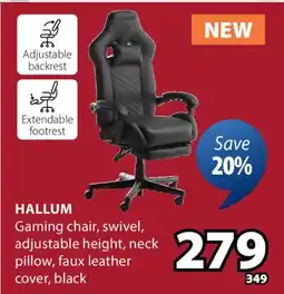 JYSK HALLUM Gaming chair offer