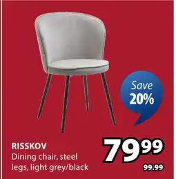 JYSK RISSKOV Dining chair offer