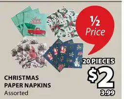 JYSK Christmas Paper Napkins offer