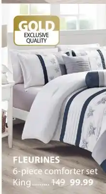 JYSK FLEURINES 6-piece comforter set offer