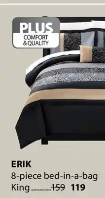 JYSK ERIK 8-piece bed-in-a-bag King offer