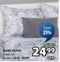 JYSK MARILYN PIA Sheet set offer