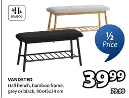 JYSK BAMBOO VANDSTED Hall bench offer