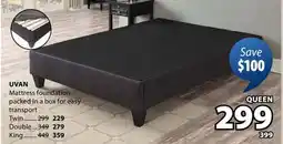 JYSK UVAN Mattress foundation offer