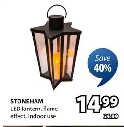 JYSK STONEHAM LED lantern offer
