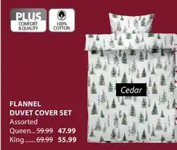 JYSK FLANNEL DUVET COVER SET offer