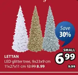 JYSK Lettan LED glitter tree offer