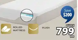 JYSK PLUSH ROLLED MATTRESS offer