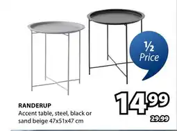 JYSK Randerup Accent table offer