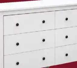 JYSK Stoke 6-drawer dresser offer