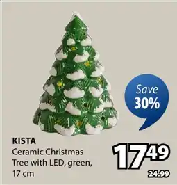 JYSK KISTA Ceramic Christmas Tree with LED offer