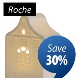 JYSK Roche Ceramic House with LED offer