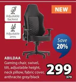 JYSK Abildaa Gaming chair offer