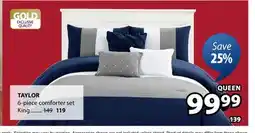 JYSK Taylor 6-piece comforter set offer