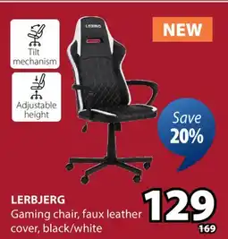 JYSK Lerbjerg Gaming chair offer