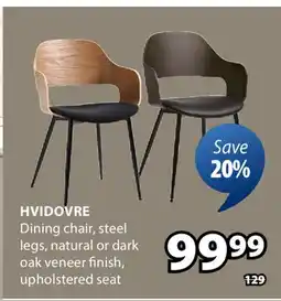 JYSK Hvidovre Dining chair offer