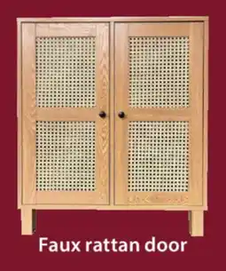 JYSK Boise Faux rattan 2-door cabinet offer