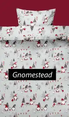 JYSK Gnomestead Flannel Duvet Cover Set offer