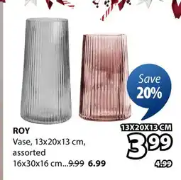 JYSK Roy Vase offer