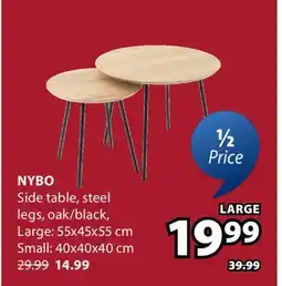 JYSK Nybo Side table offer