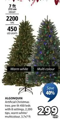 JYSK Algonquin Artificial Christmas tree offer
