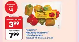 Wholesale Club NO NAME NATURALLY IMPERFECT MIXED PEPPERS, 2.5 lb offer