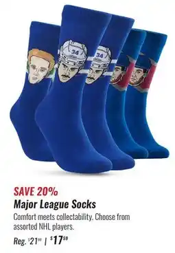 Hockey Life MAJOR LEAGUE SOCKS offer