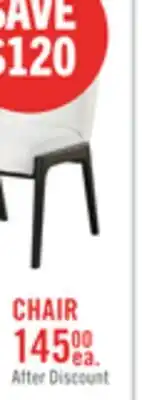 The Brick Alma Dining Chair with Boucle Fabric - Charcoal Black & White offer