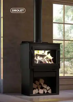 Matério POÊLE À BOIS DÉCO ALTO DROLET offer