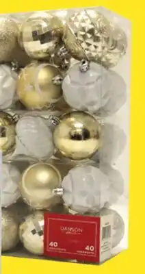 Matério ENSEMBLE DE 40 BOULES DE NOËL offer