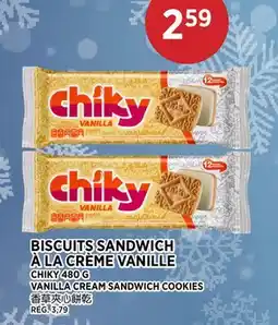 Kim Phat CHIKY VANILLA CREAM SANDWICH COOKIES offer