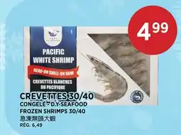 Kim Phat D.Y SEAFOOD FROZEN SHRIMPS 30/40 offer