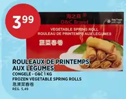 Kim Phat O&C FROZEN VEGETABLE SPRING ROLLS offer