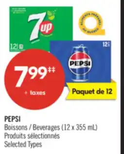Pharmaprix PEPSI Beverages (12 x 355 mL) offer